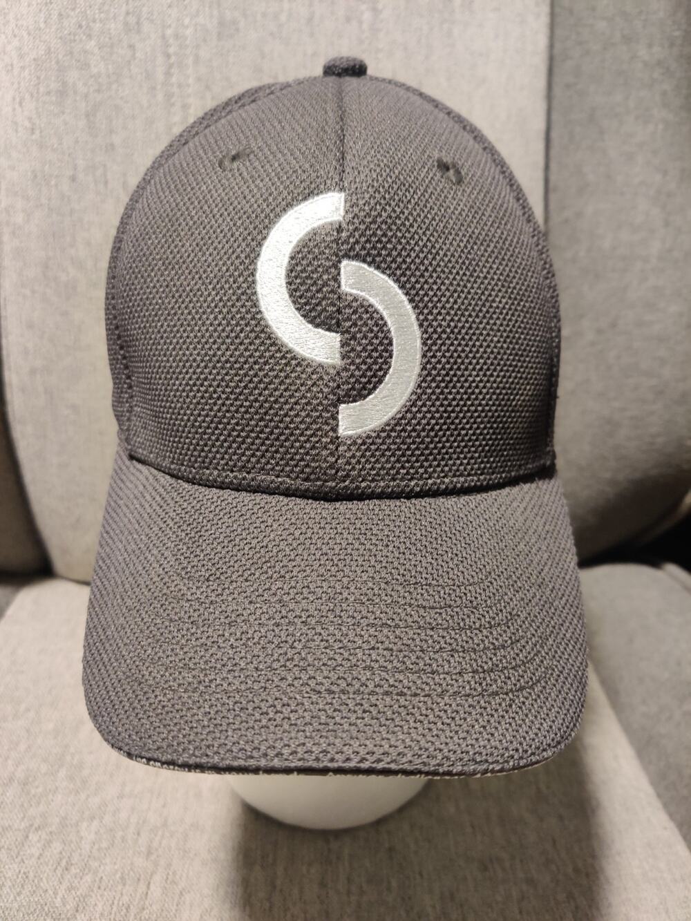 Spire Baseball Hat Cintas Stretchflex OSFM Gray Cap